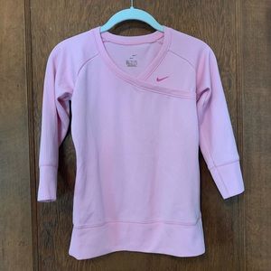 Girls XL Nike pink wrap top